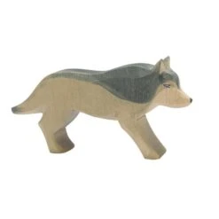 Ostheimer Wolf Laufend Holzfigur