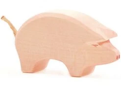 Ostheimer Schwein Rüssel Tief Holzfigur