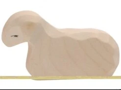 Ostheimer Lamm Liegend Holzfigur