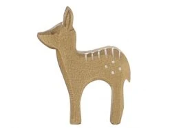 Ostheimer Hirschkalb Stehend Holzfigur