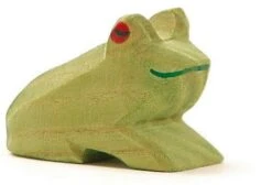 Ostheimer Frosch Sitzend Holzfigur