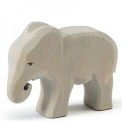 Ostheimer Elefant Klein Fressend Holzfigur