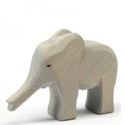 Ostheimer Elefant Klein Rüsselgestreckt Holzfigur