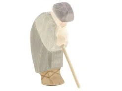 Ostheimer Hirte Gebeugt Holzfigur