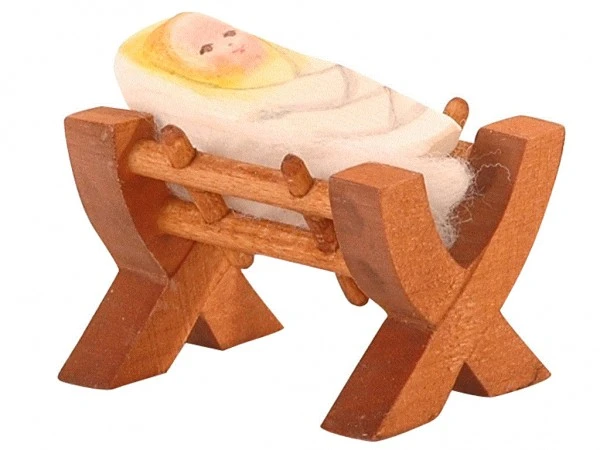 Ostheimer Krippe Mit Kind II 2-tlg. Holzfigur