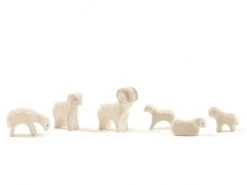 Ostheimer Schafgruppe Mini 6-tlg Holzfiguren