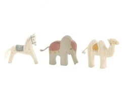 Ostheimer Königstiere Mini 3-tlg Holzfiguren
