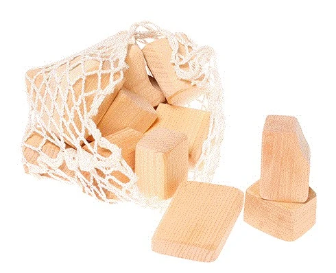 Grimms 15 Waldorfklötze, Groß, Natur