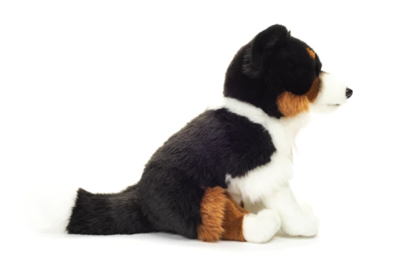 Hermann Teddy Tri-Color Border Collie Sitzend 30 Cm Stofftier Hund - Image 4