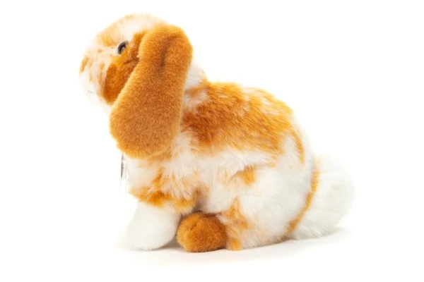 Hermann Teddy Hase Sitzend Hellbraun/weiß Gescheckt 20 Cm Stofftier - Image 4