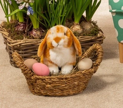 Hermann Teddy Hase Sitzend Hellbraun/weiß Gescheckt 20 Cm Stofftier - Image 5