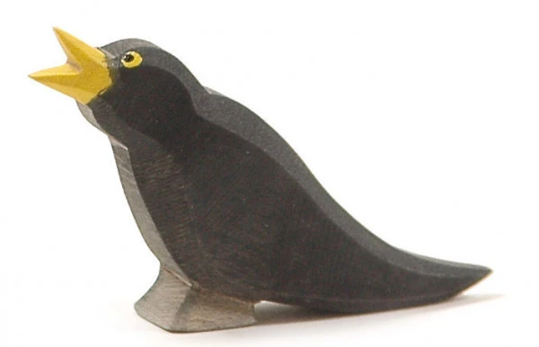 Ostheimer Amsel Holzfigur