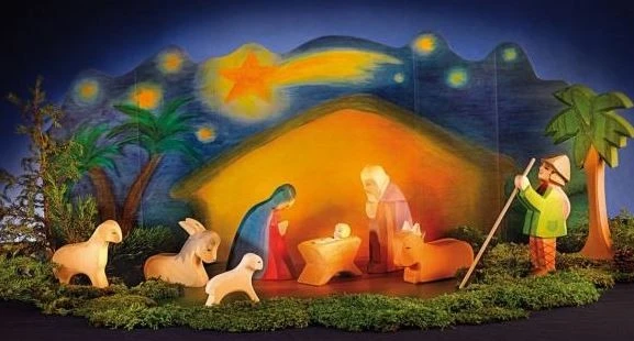 Ostheimer Krippen Set Mit Diorama 11-tl - Image 2